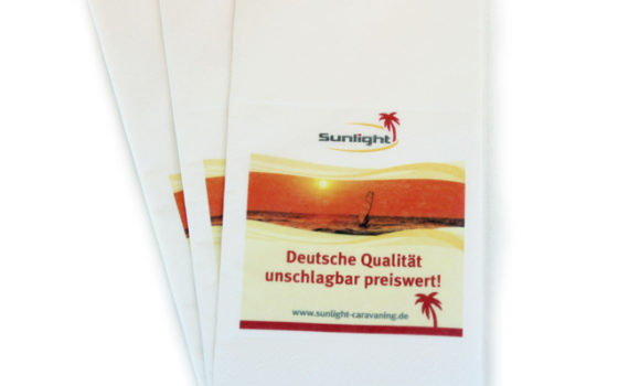 1/8-falz Serviette bedruckt Im Digitaldruck
