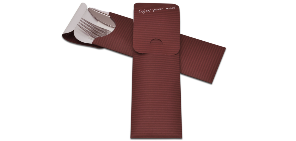 Bedruckte Bestecktaschen